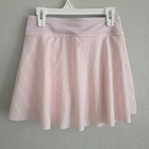 Nike Womens Dri-Fit Tennis Skort Pink Stripe Skirt Shorts DJ3620-695 Size XS - Picture 3 of 11